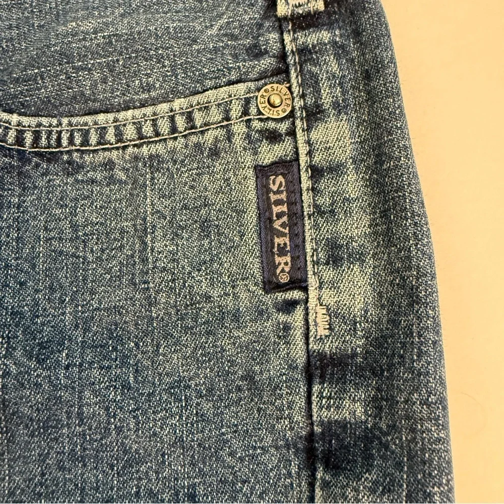 Silver Vintage woman’s flare jeans‎ waist 25 length 31 prewashed